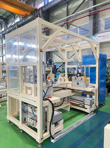 AGV 극판 Roll 로더, 언로더 제작 사례